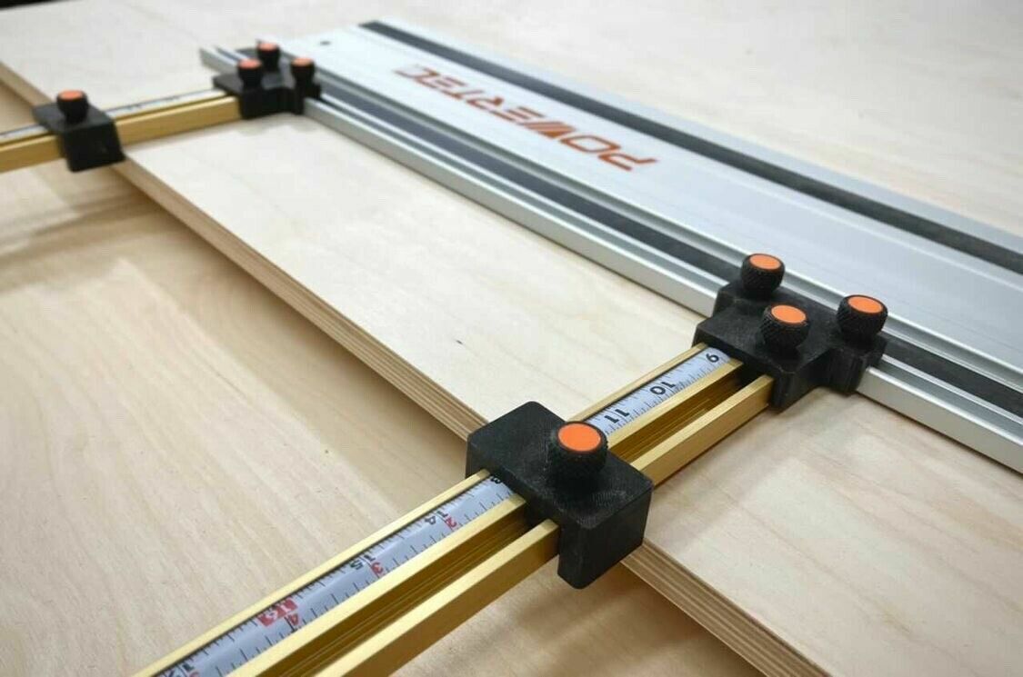 ToolCurve Parallel Guides for PowerTec Guide Rails and Track Saws
