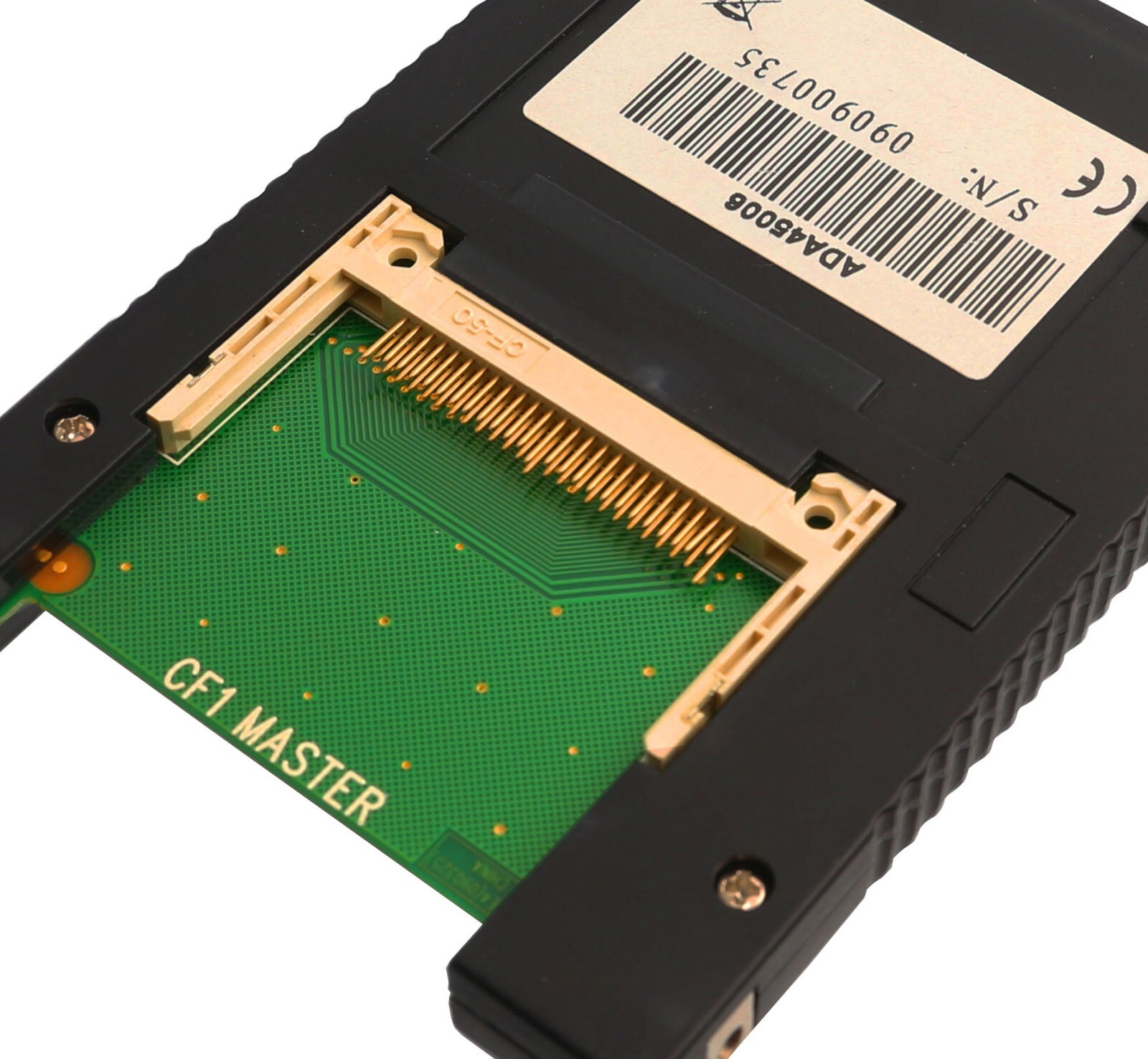 Dual Compact Flash CF to 44 Pin IDE/PATA 2.5" Adapter Enclosure, Black SD-ADA...