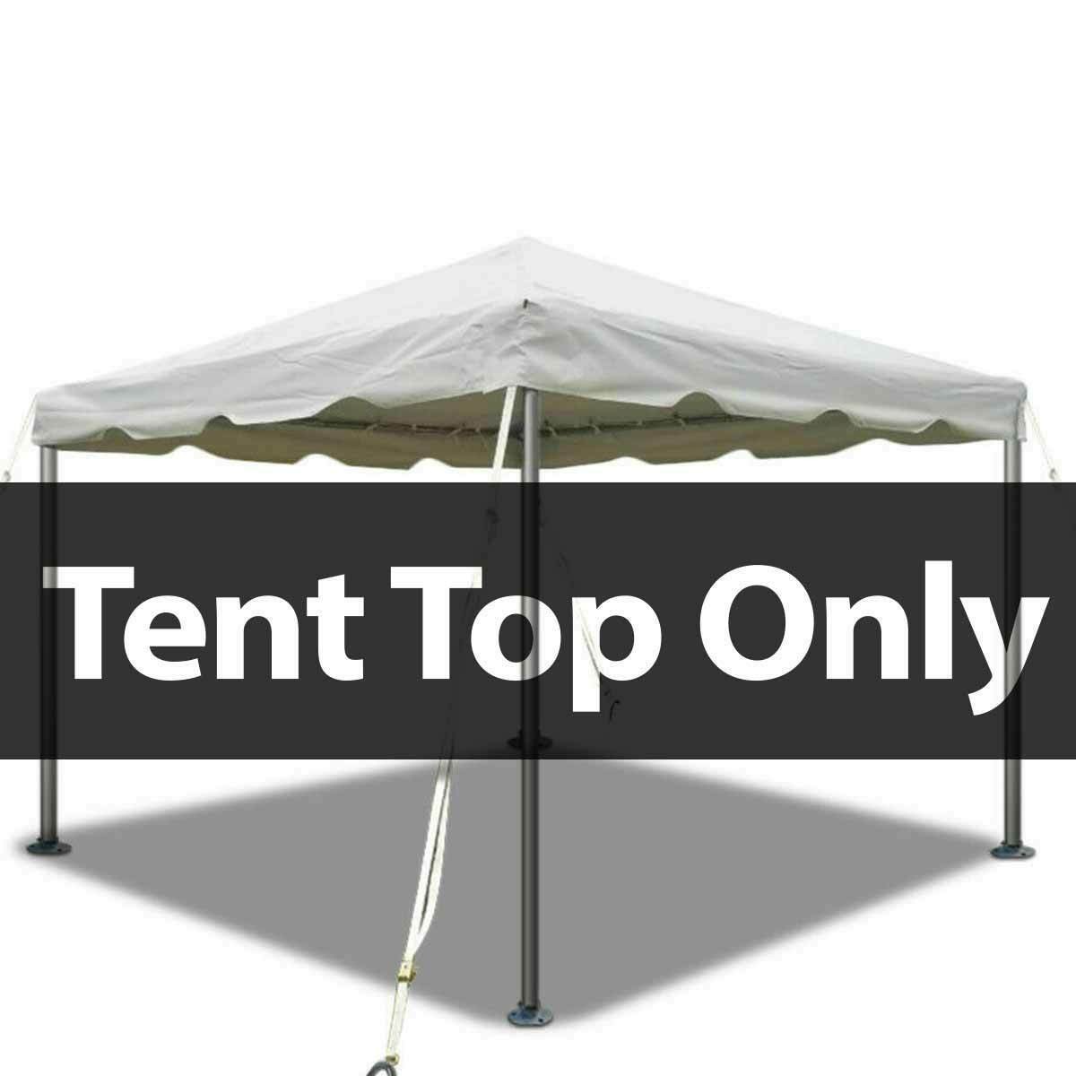 West Coast Frame Tent 10x10 White PVC Replacement Canopy Top