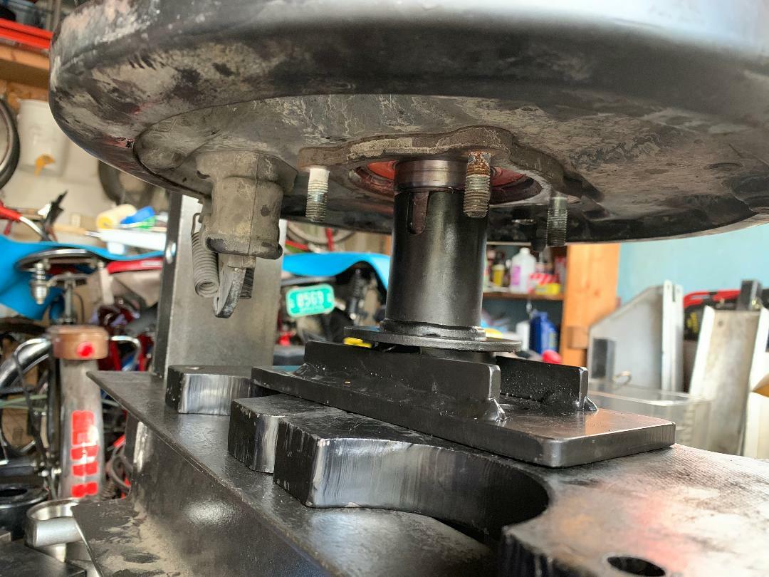 Rear Axle Bearing Puller, Tone Ring Tool /Installer Toyota 4Runner 12 TON PRESS