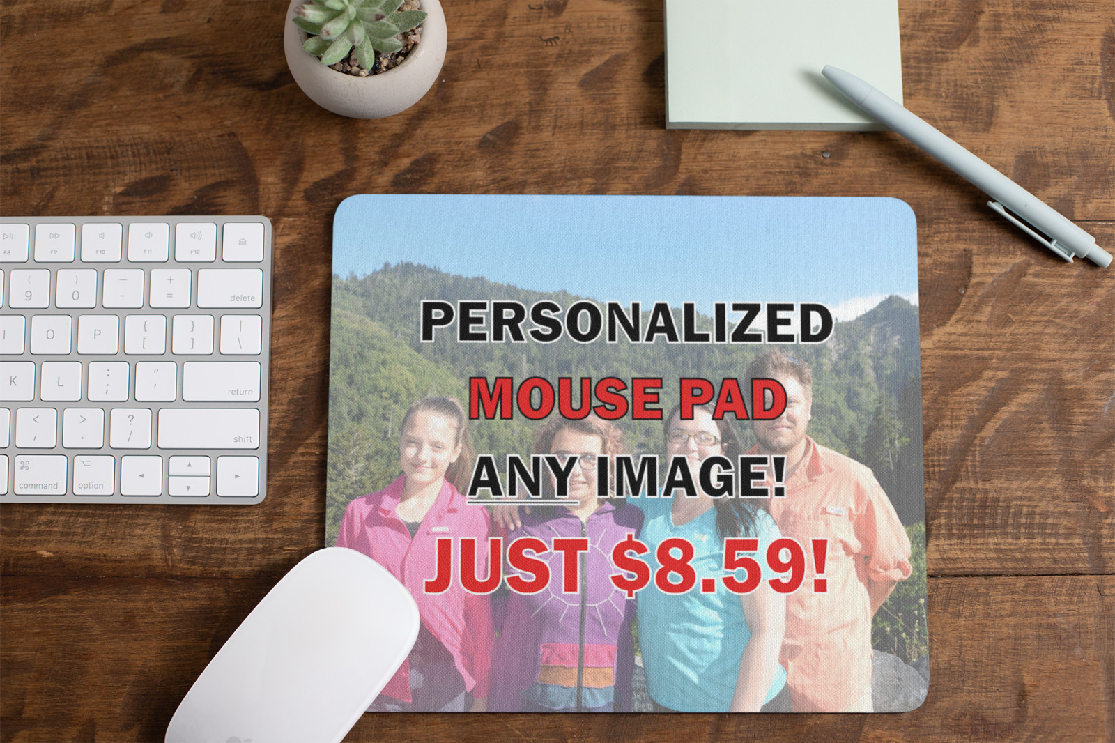 CUSTOM Mouse Pad | Any image, logo, photo, or design | Personalized Mousepad