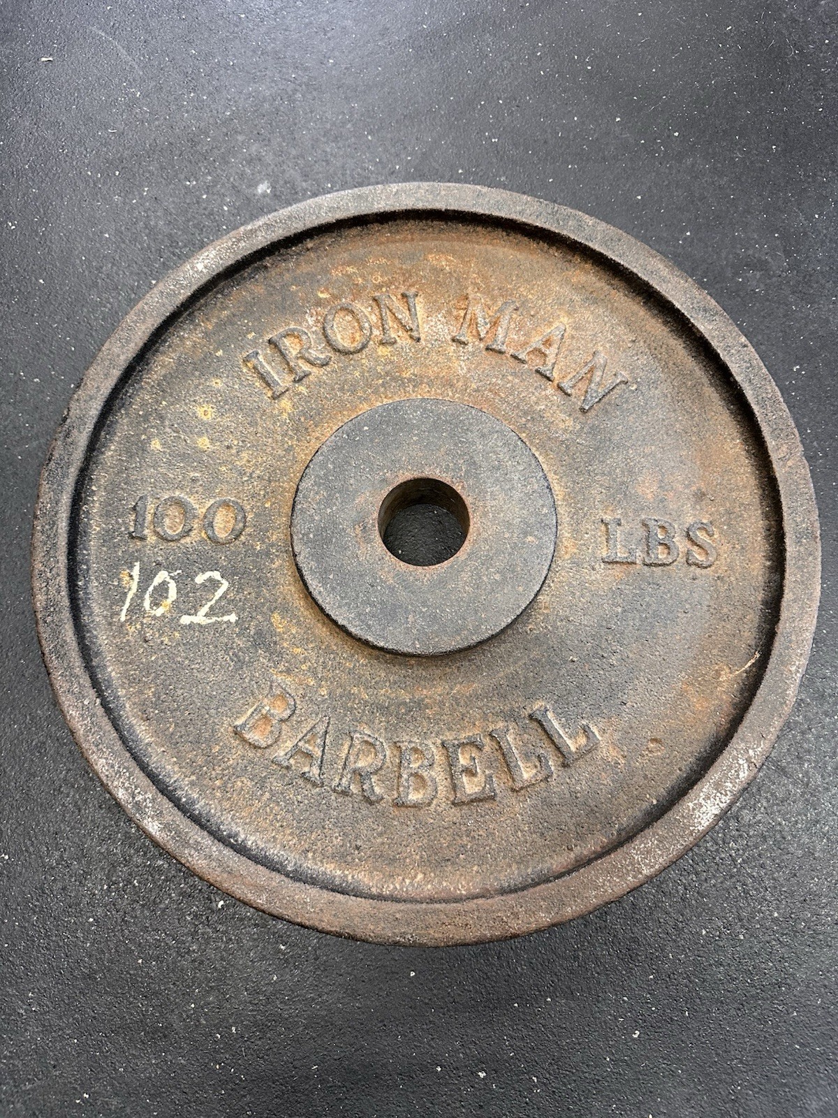 Iron Man Olympic 100lb Plates