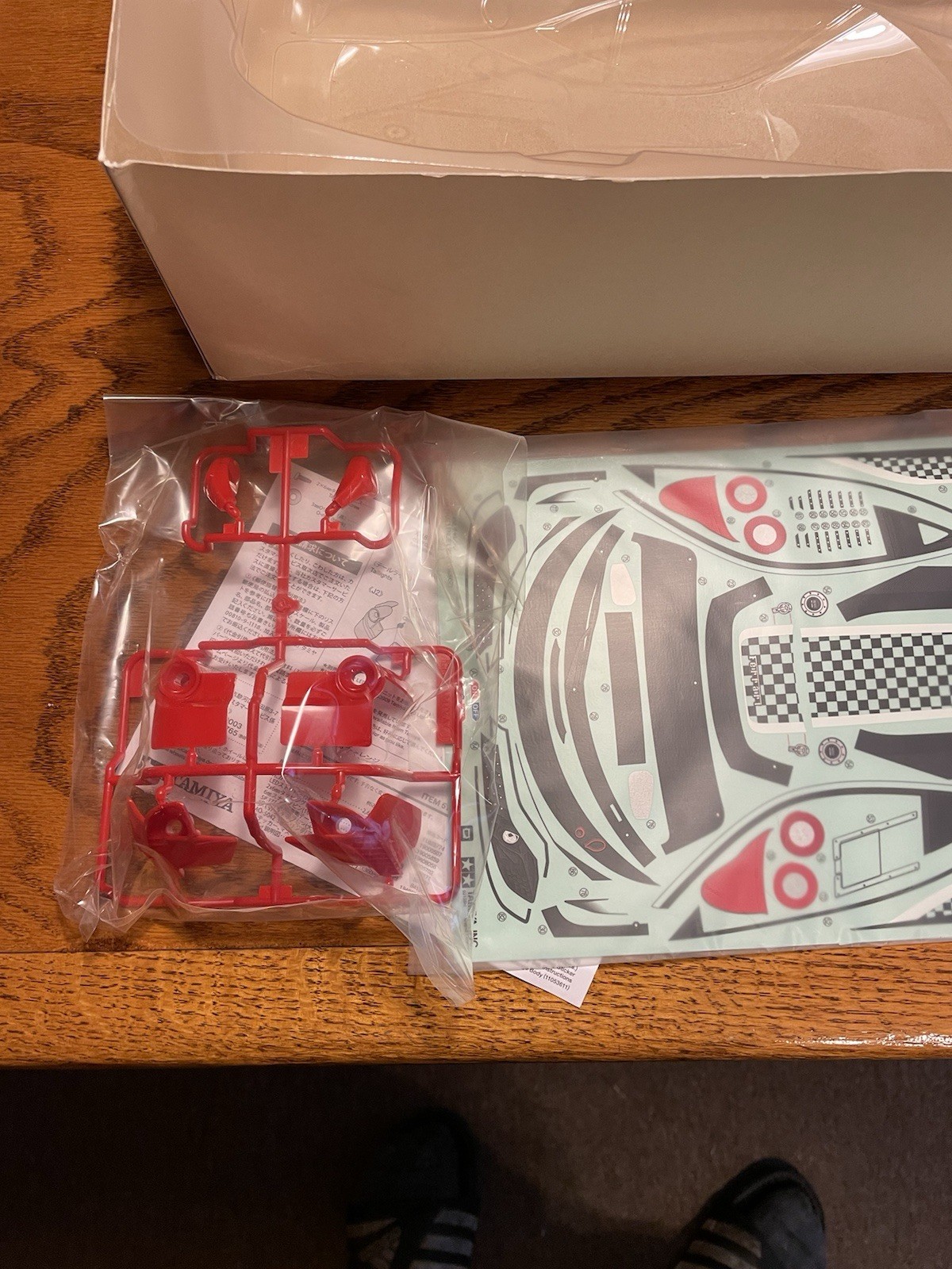 Tamiya 1/10 #51526 RC Ferrari 458 Challenge Body Parts Set Sp.1526