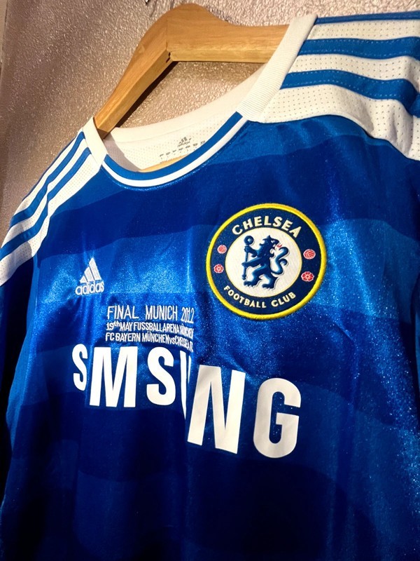 Chelsea 2012 Champions League Final Shirt — Lampard & Drogba | Historic Victory