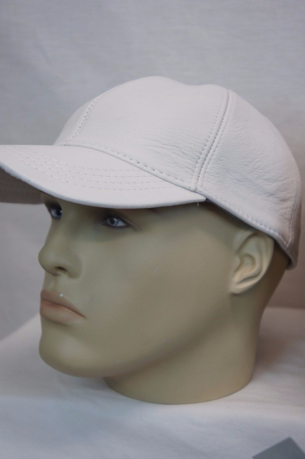New 100% Real Genuine Lambskin Leather Baseball Cap Hat Sports Visor 32 COLORS