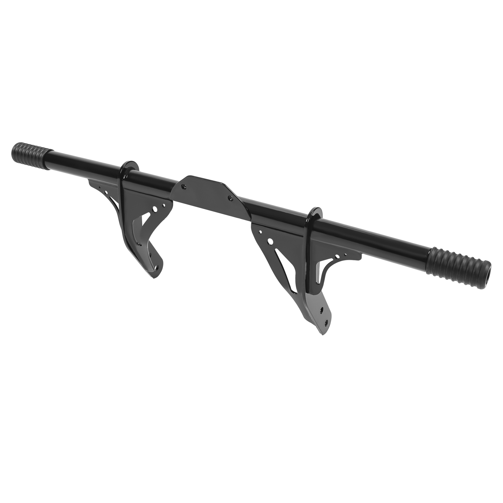 Black Front Crash Bar Protector For Harley Davidson Dyna 06-17 W/ Mid Control