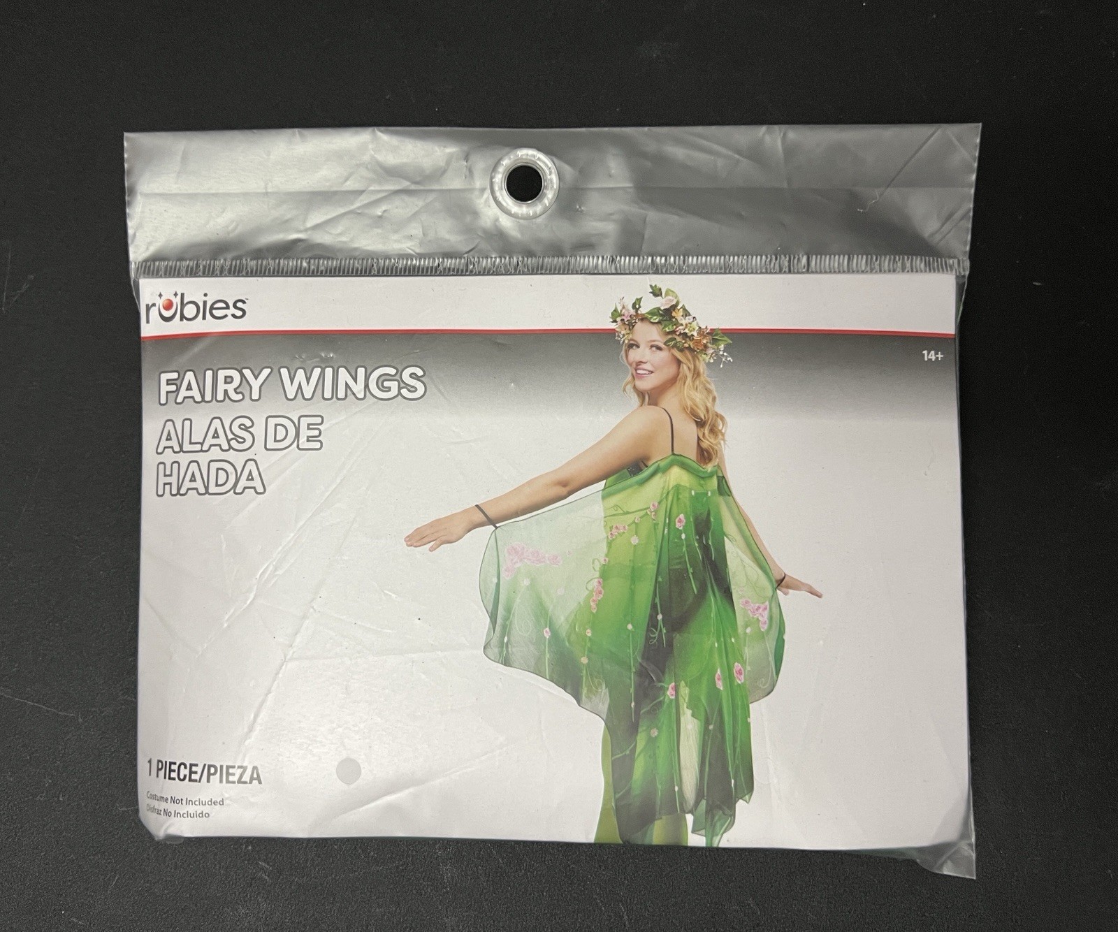 RUBIES Adult Fairy Wings Costume Accessory 1-Piece Age 14+ • Green