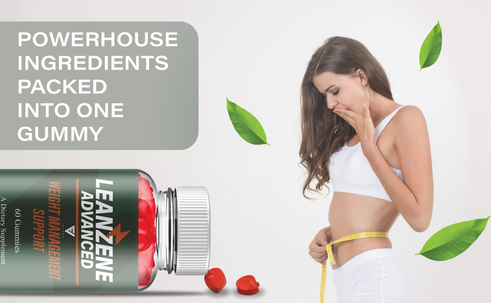 Leanzene Weight Management, Leanzene Advanced Formula (60 Gummies)