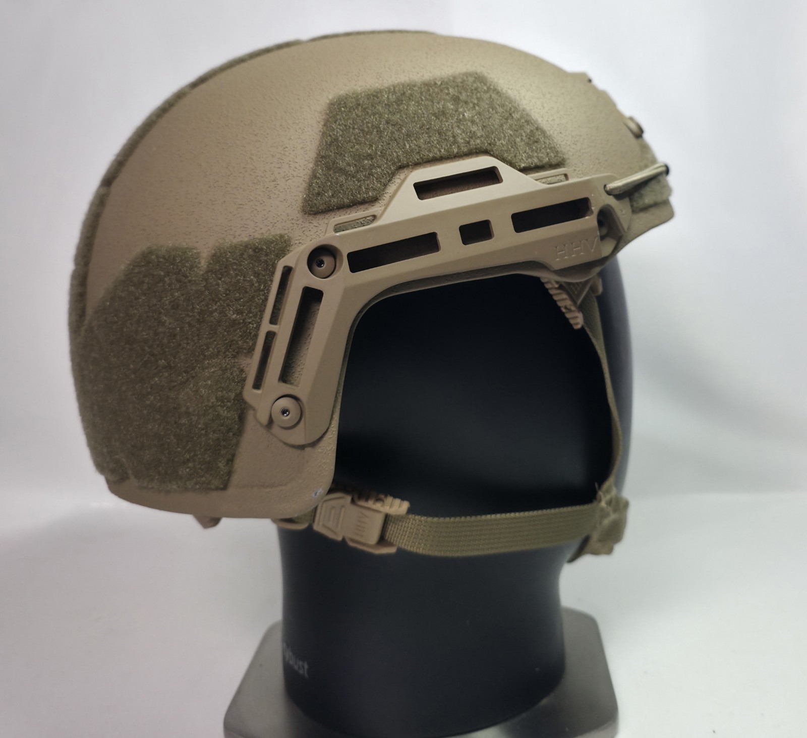 Hard Head Veterans HHV ATE Tactical Military Helmet Large Coyote w/Mount/Cover