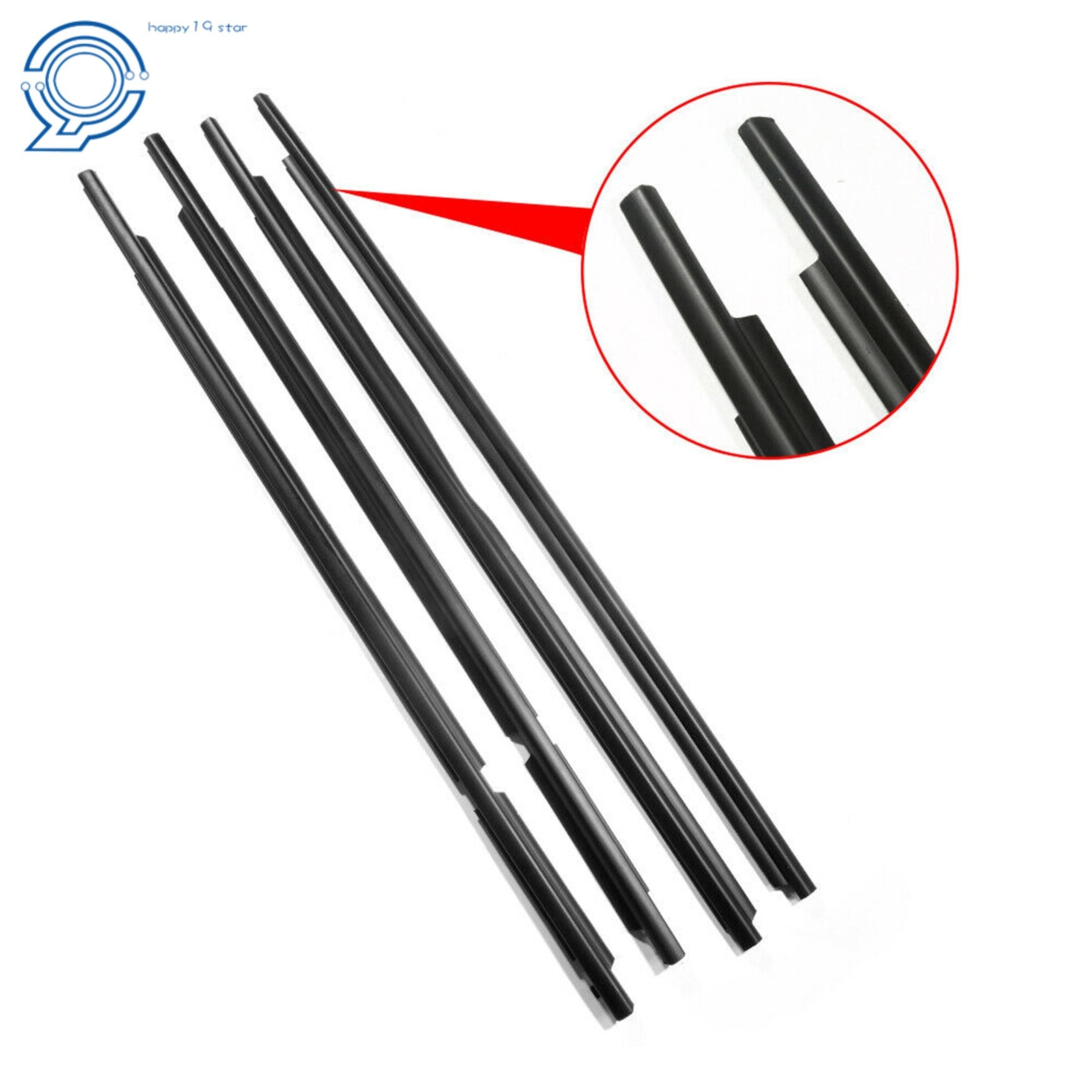 Weatherstrip Rubber Window Belt Moulding For LEXUS GX470 2003-2009 75722-60080