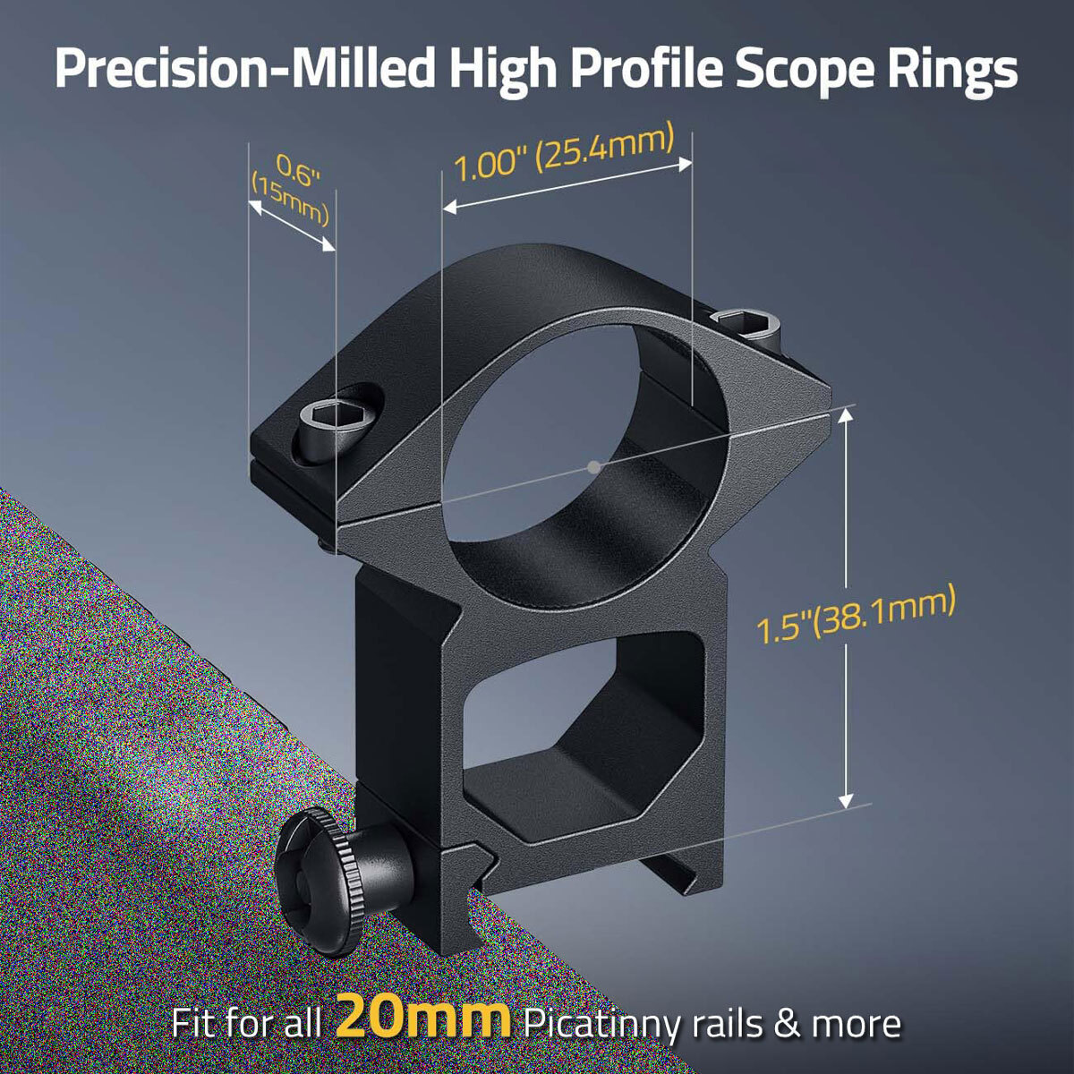 6-24x50 Hunting Rifle Scope Rangefinder Iilluminated Reticle Optics AirGun Scope