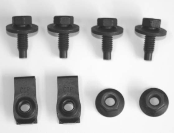 NEW! 1965-1966 Mustang Battery Tray, Hold Down, Mounting Kit Upgrade Bracket