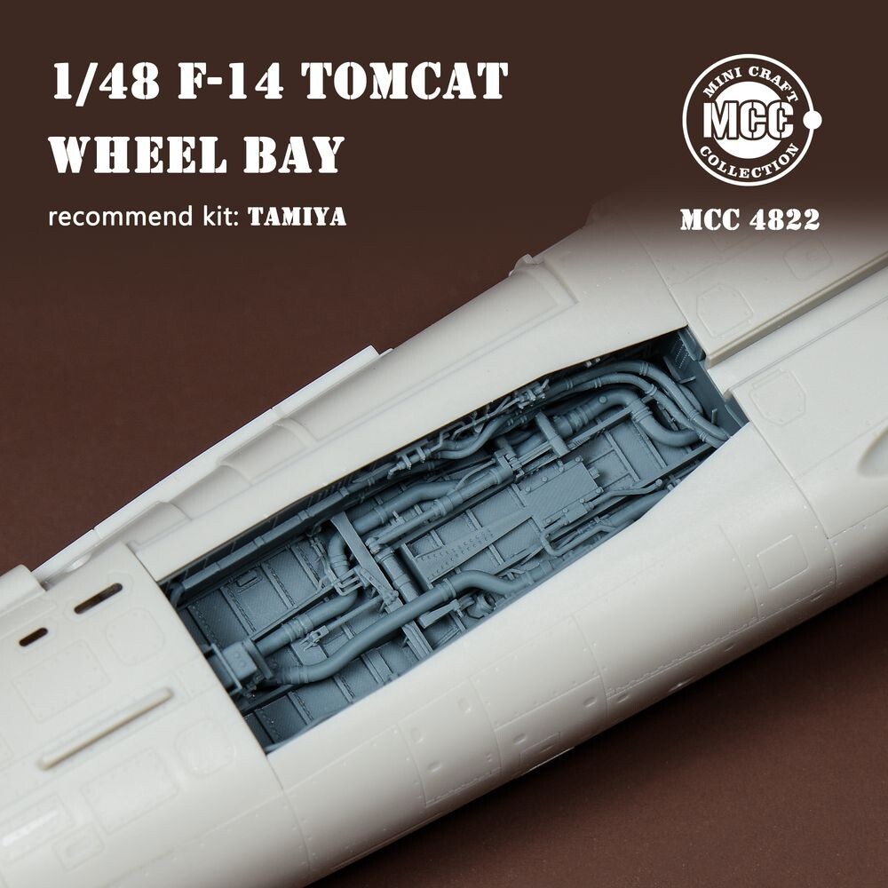 MCC 4822 1/48 F-14Tomcat Wheel Bay for TAMIYA