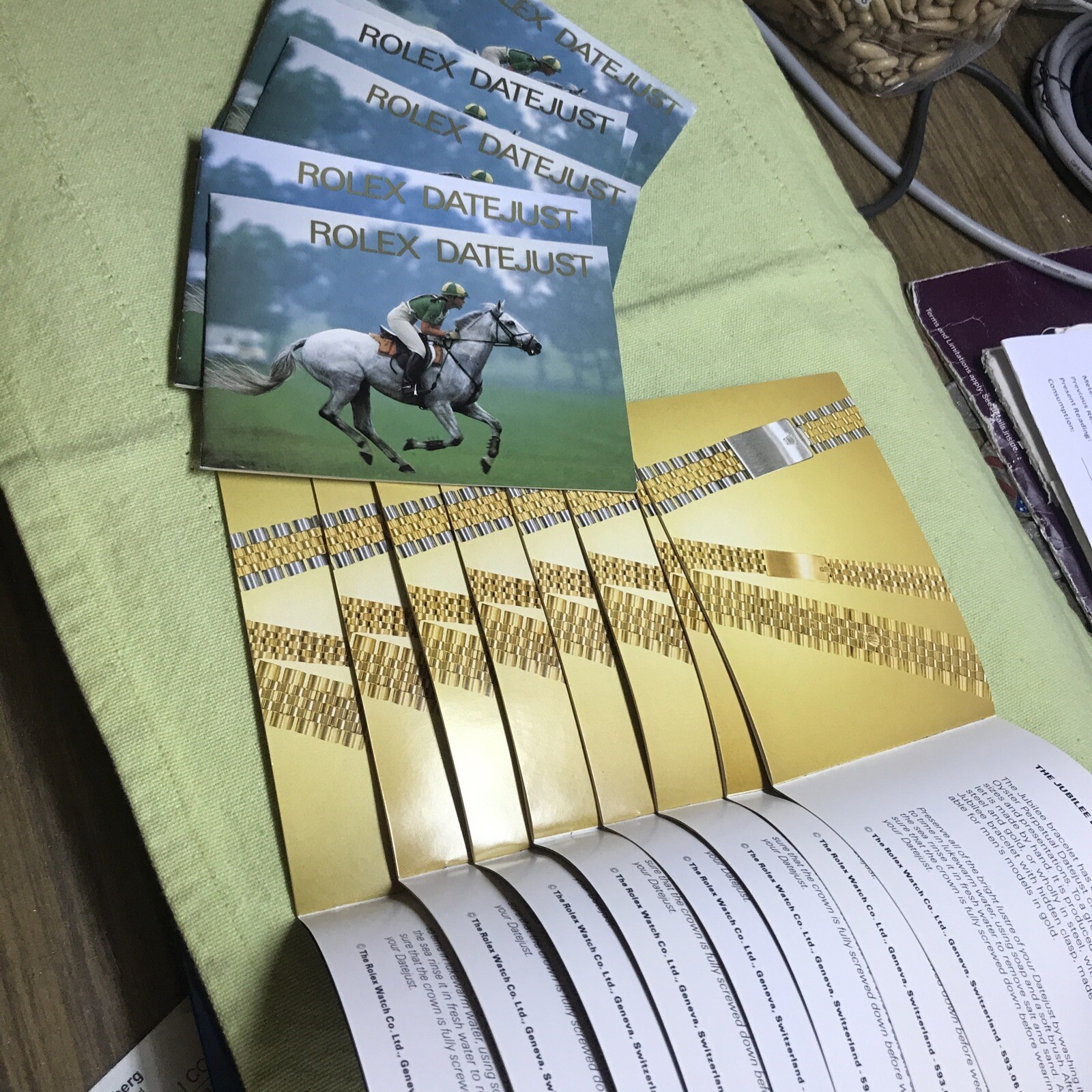 Rolex Date Just Booklets ;manual 1988-1999 Please choose ,All English❗️