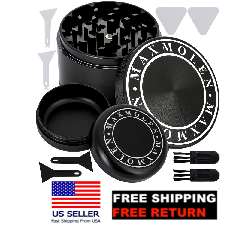 Herb Grinder - Large 3" inch, Plus Smell Proof Storage-FREE SHIPPING & RETURN