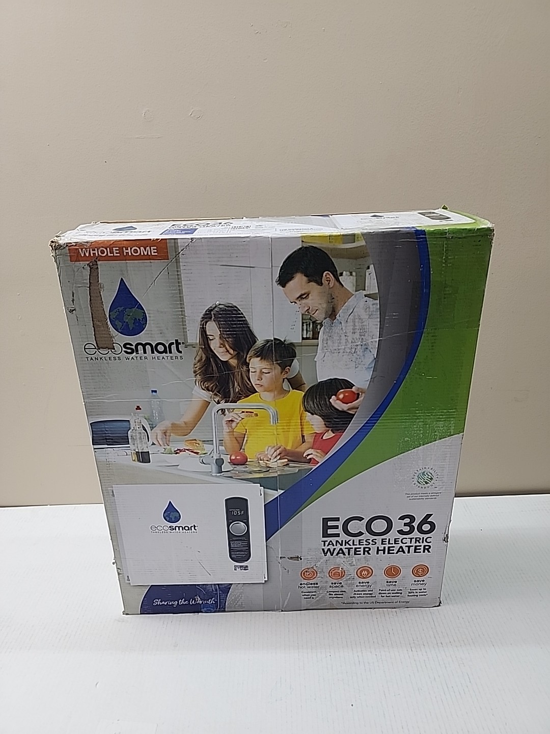 EcoSmart ECO 36 kW 7.03 GPM 240-Volt Electric Tankless Water Heater ( NEW )