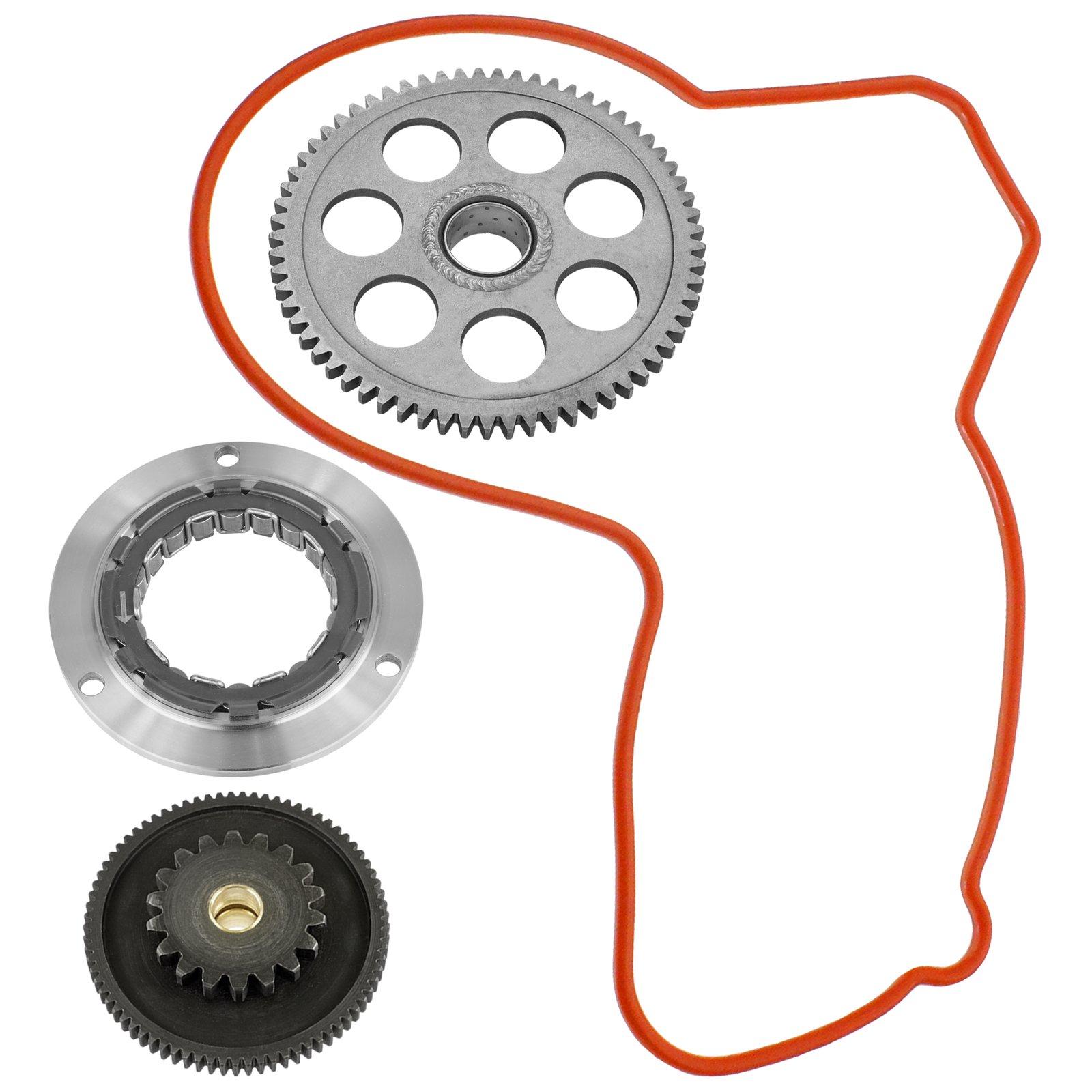 Starter Clutch Hub Sprag Flywheel Gear Kit For Polaris Sportsman 570 2017 - 2022