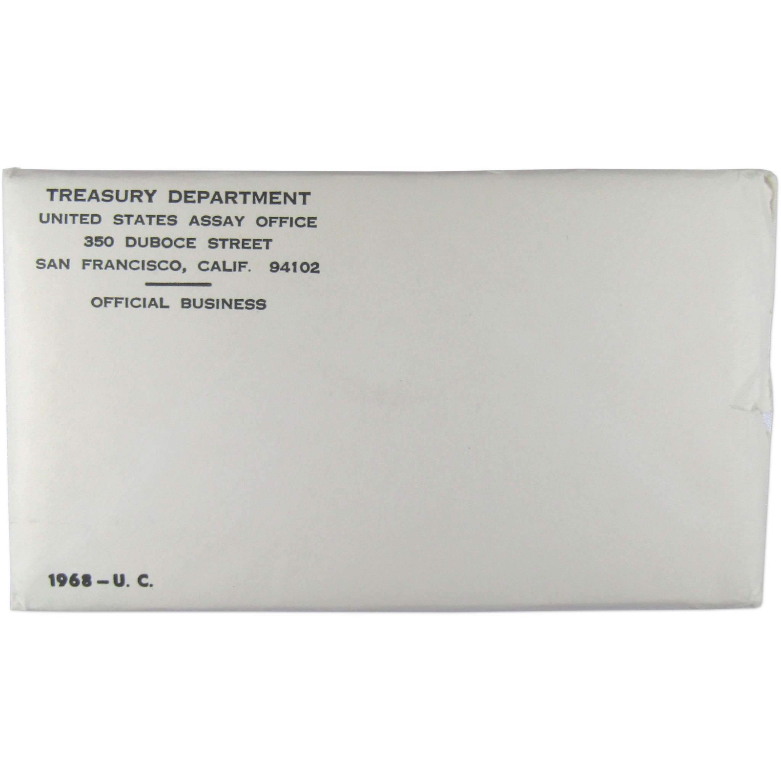 1968 Uncirculated Coin Set U.S Mint Original Government Packaging OGP