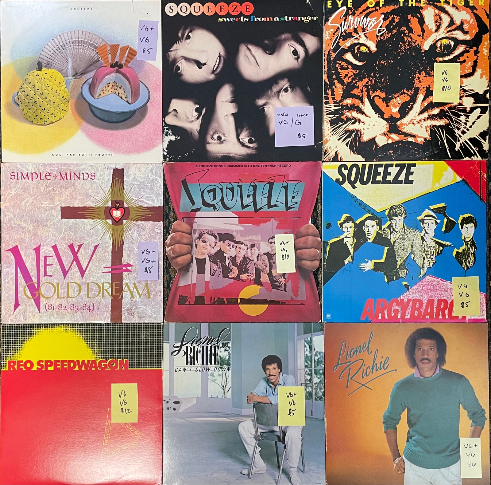 You pick - 70's & 80's Rock/Pop Vinyl Records LP - Many Titles - Cars, Police