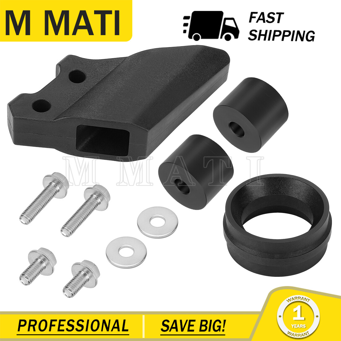 Black Chain Guide Support Slider For Yamaha Blaster YFS200 88-06 38W-22199-00-00