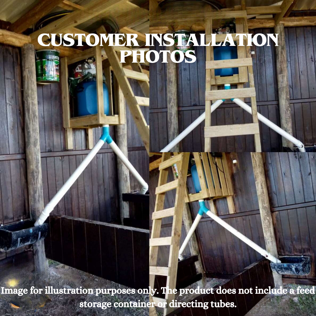 Automatic Feeder for Cows and Calves, Food Dispenser with Timer, Healthier Herd