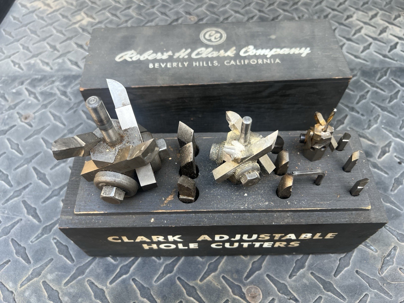 Clark Adjustable Hole Cutters.