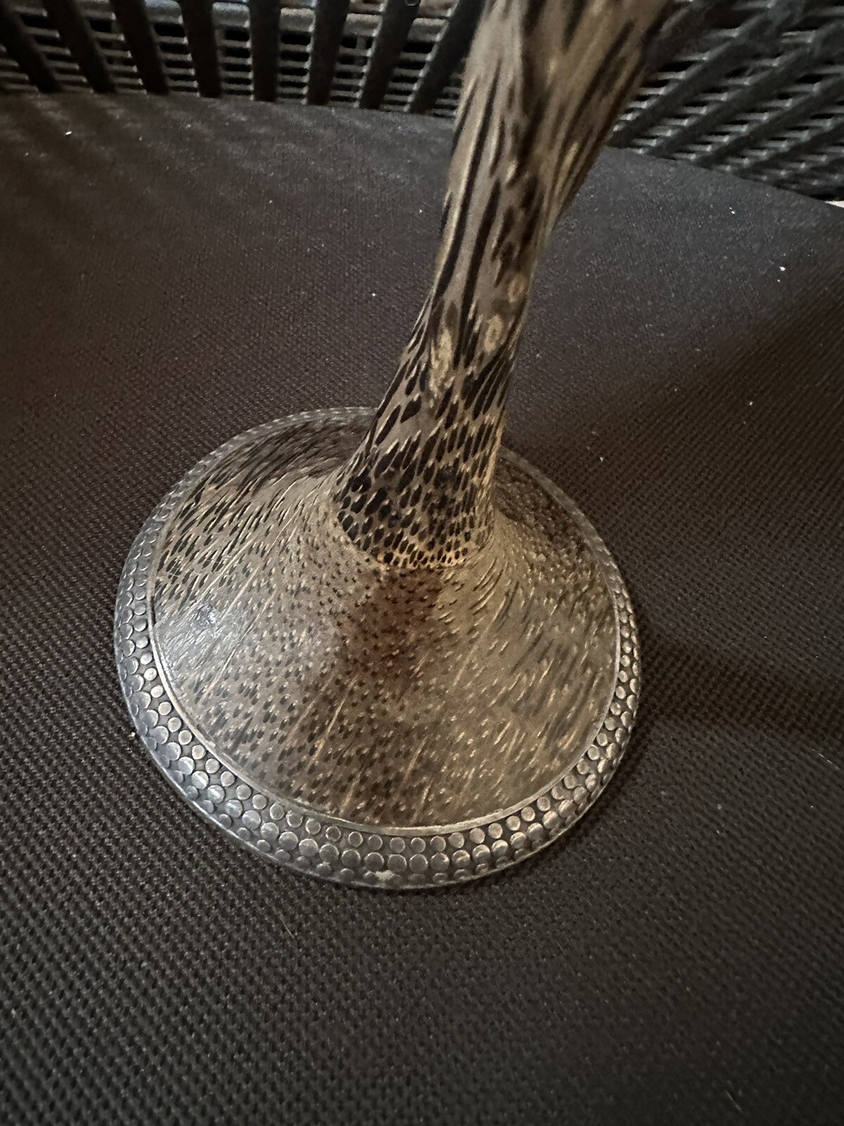 VINTAGE JOHN HARD STERLING WOODEN CANDLESTICK CANDLE HOLDER!!