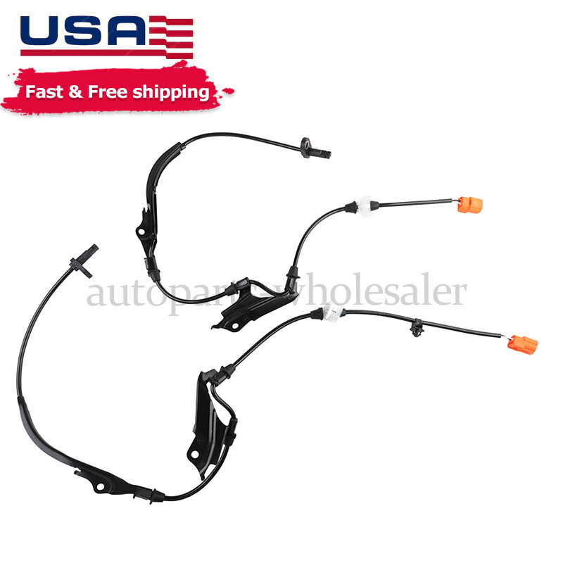 Front ABS Wheel Speed Sensor Pair Set of 2 For Honda Accord Acura TSX Sedan 4dr