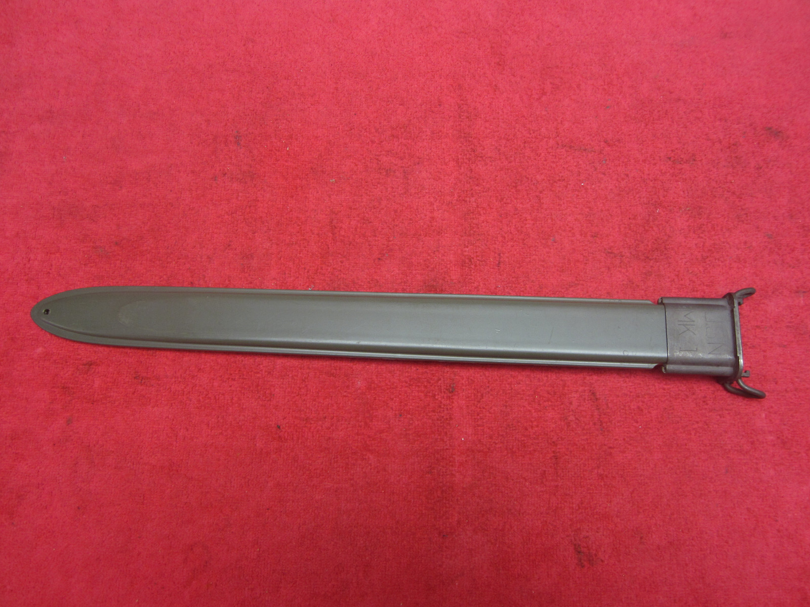 USN Model 1942 MK 1 Plastic Hard Scabbard Used with Free Shipping