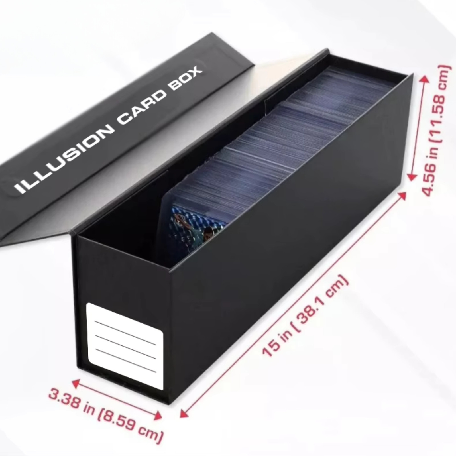 Trading Card Storage Boxes - Fits Magnetic Closure & Top loaders, Pack of 3