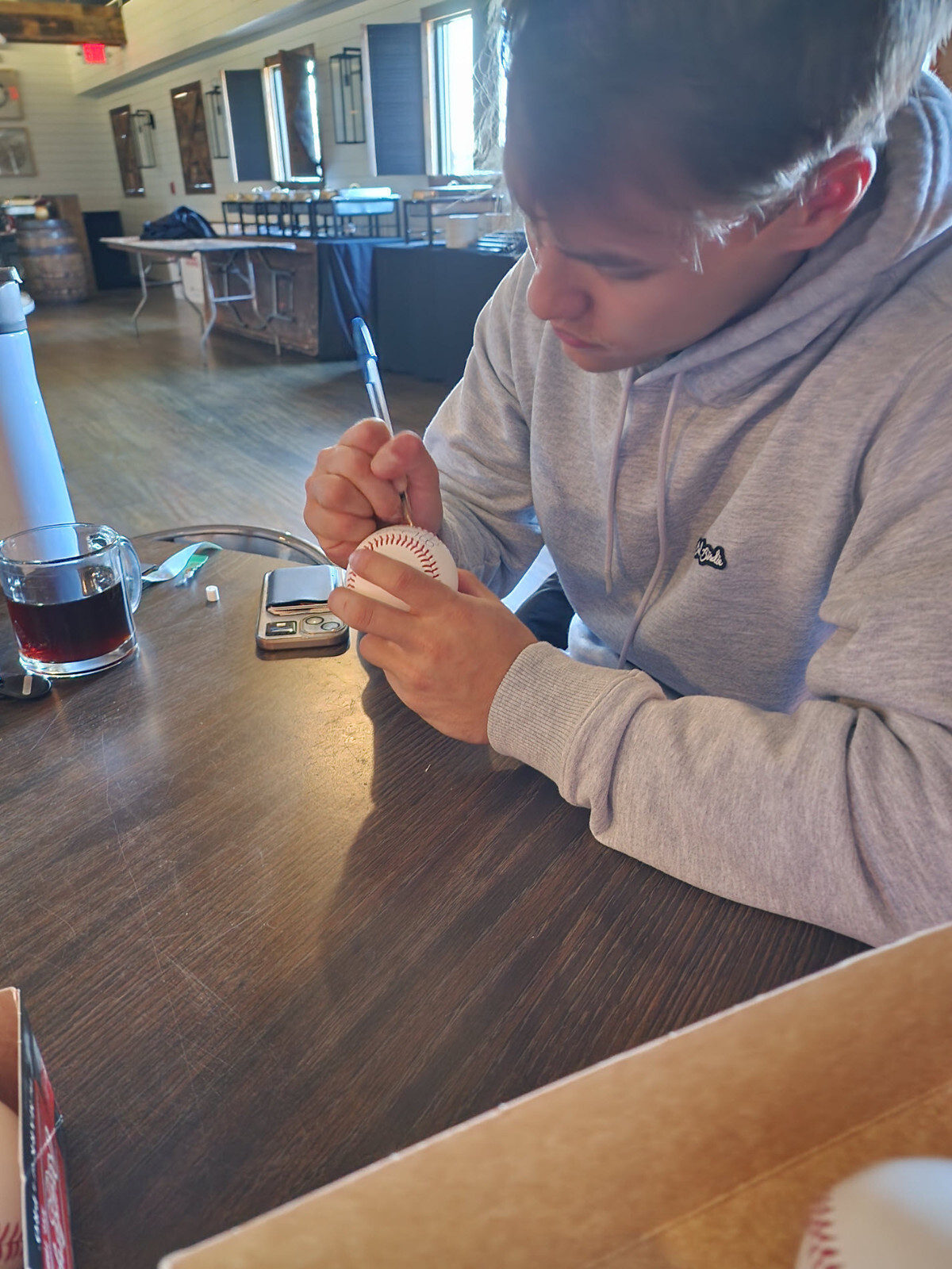 JJ Wetherholt Autographed OMLB Baseball Inscribed 2024 #7 Overall Beckett COA