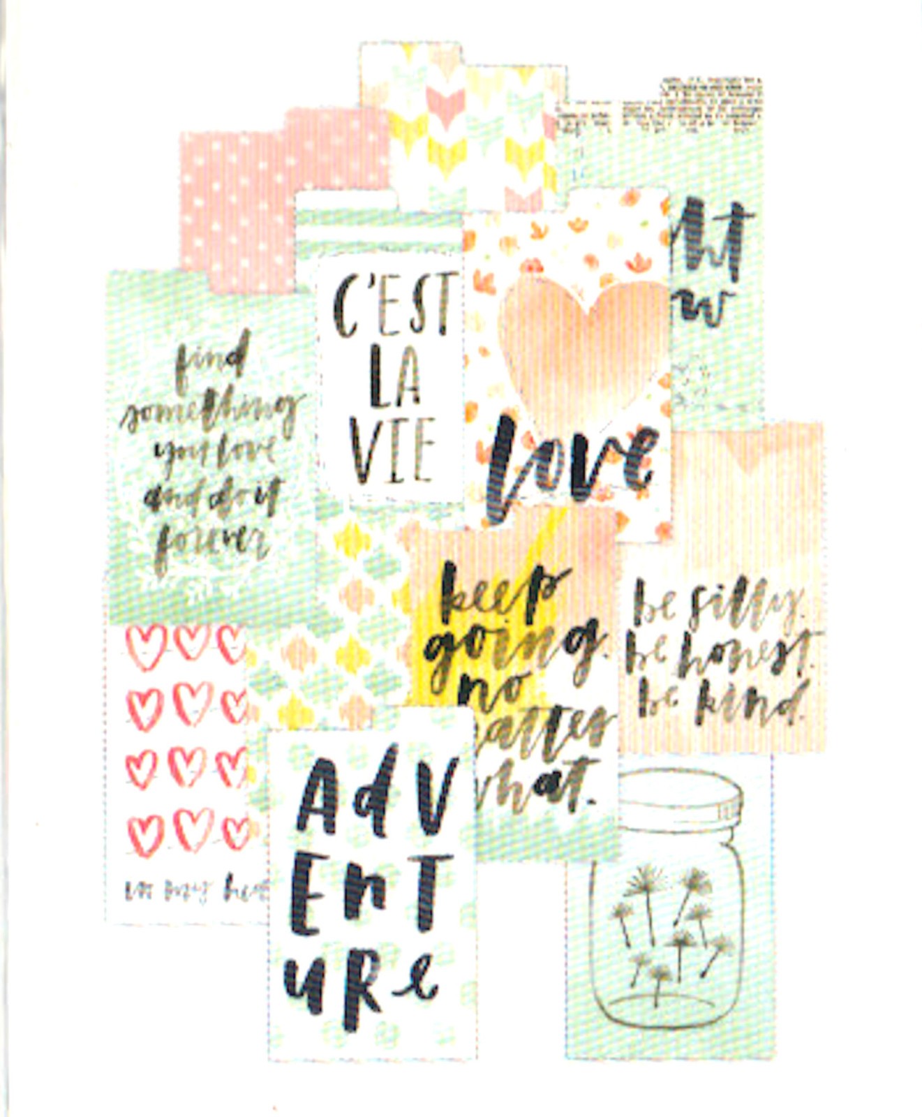 Project Life INSPIRE INSTAX MINI (12) DIVIDERS scrapbooking 380656 STITCHING