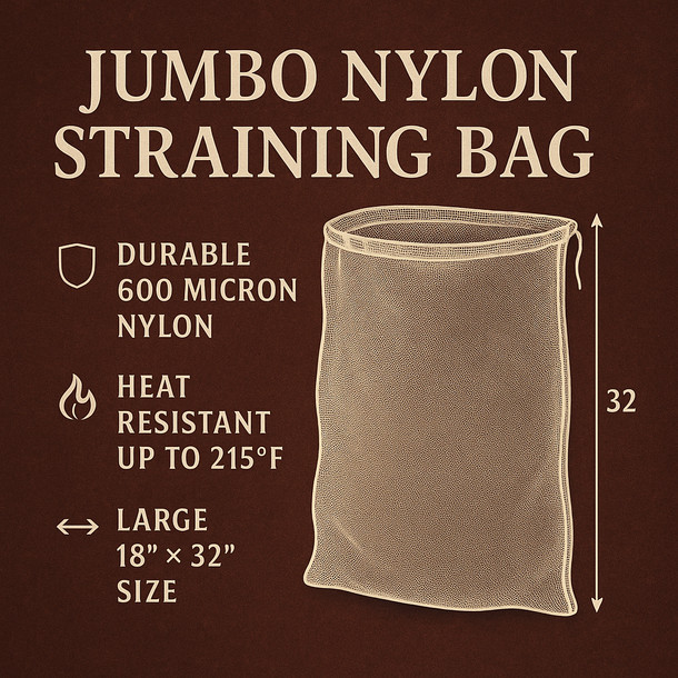 LD Carlson Jumbo Nylon Straining Bag