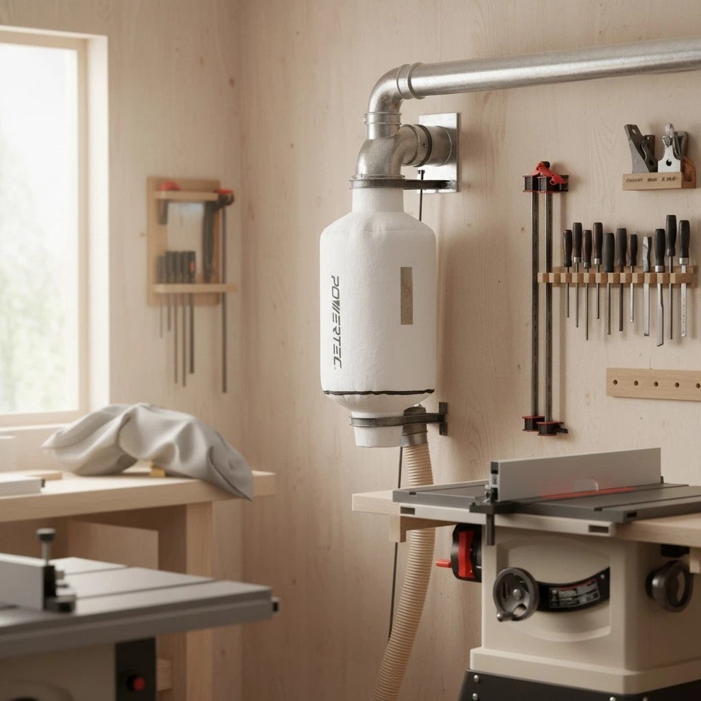 Lightweight Polyester Dust Filter Bag - 1 Micron for Grizzly, Rockler & More