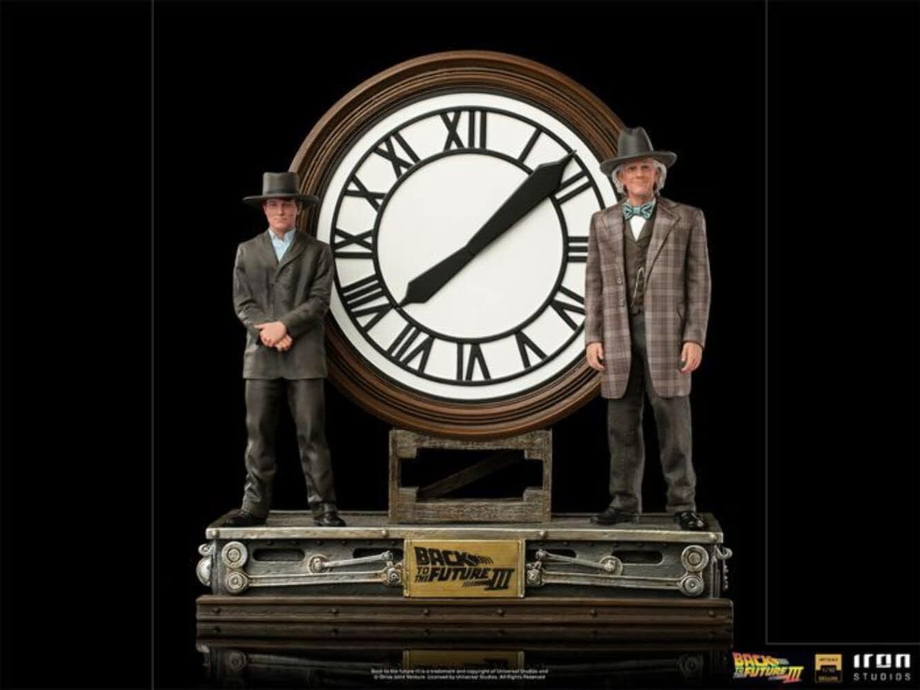 Marty And Doc At The Clock - Back To The Future - Art Scale 1/10 - Iron Studios