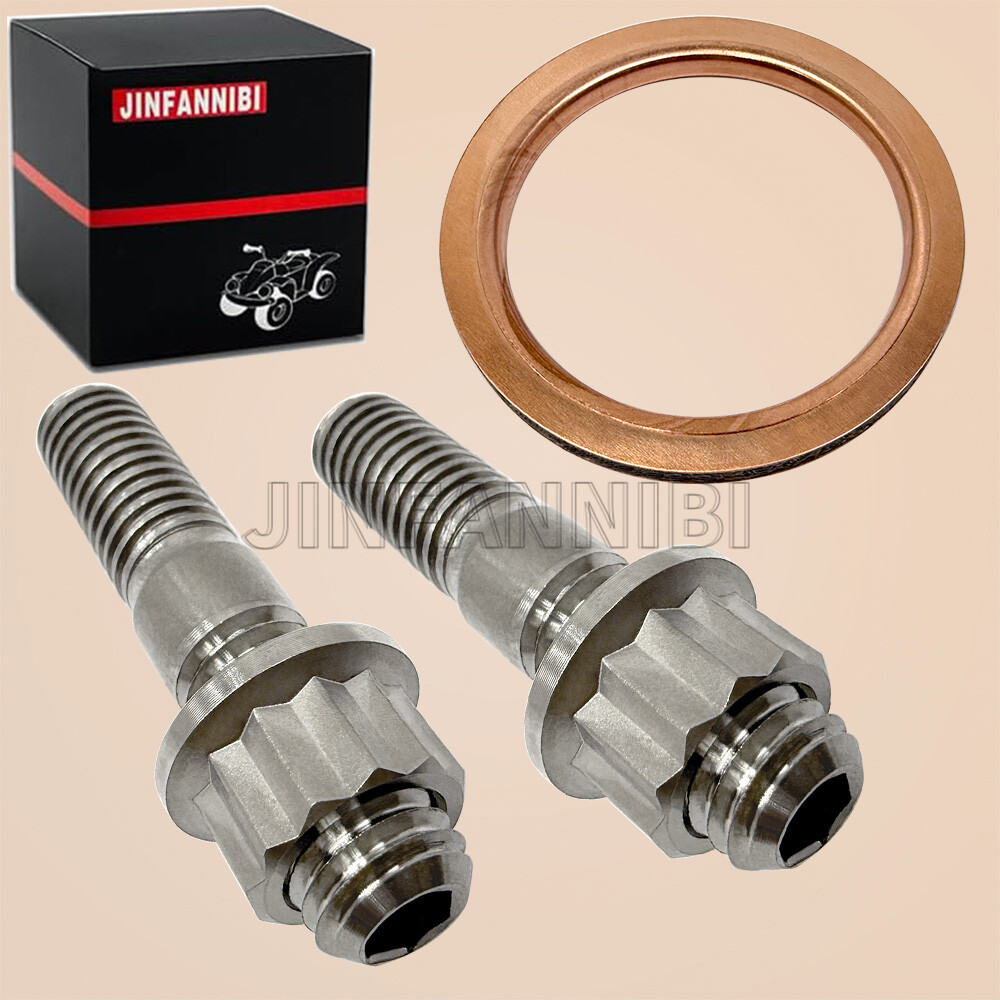 Cylinder Exhaust Studs Muffler Bolts Nuts Gasket Kit for Yamaha YFZ450 YFZ450R/X