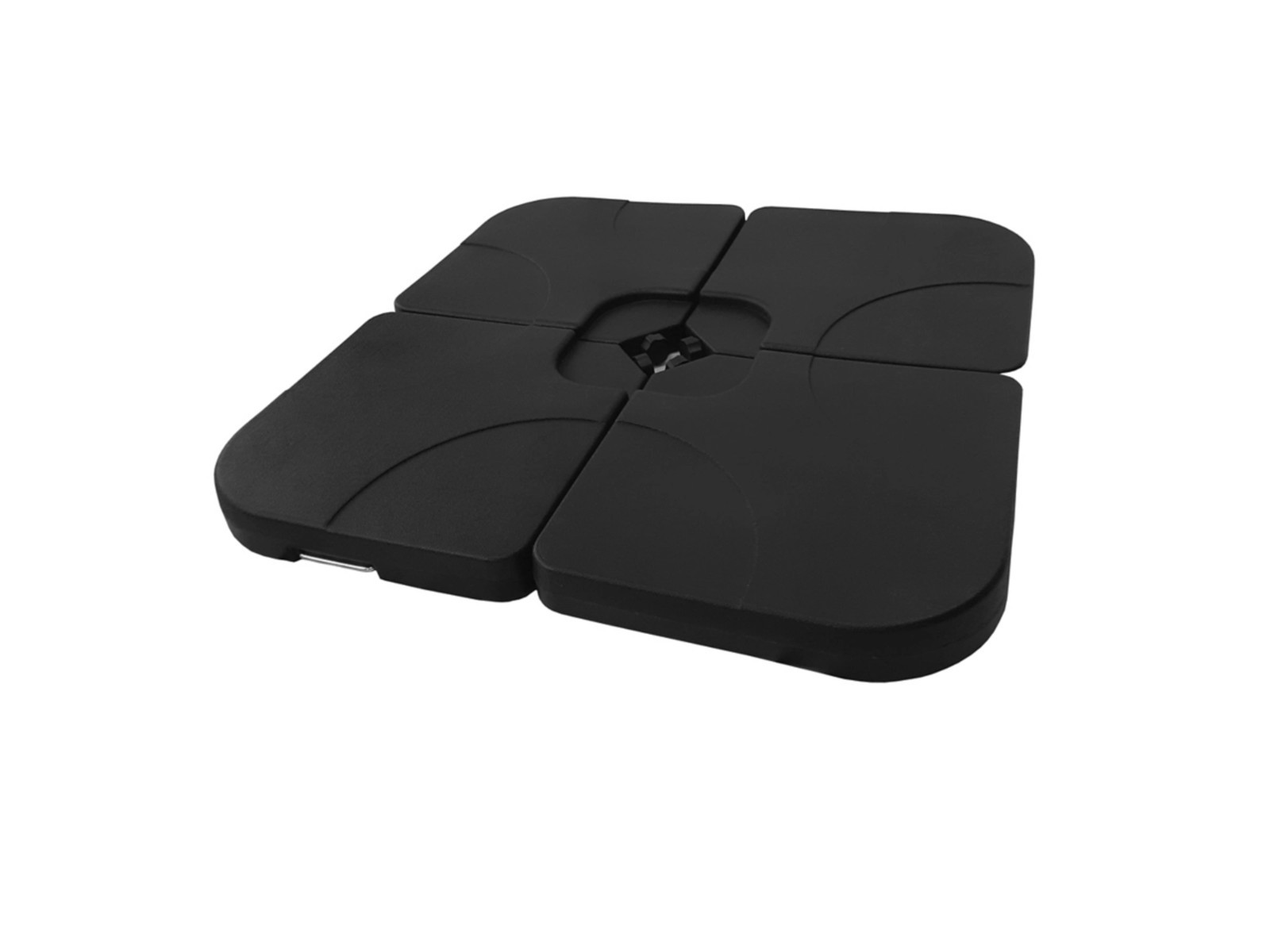 Westin Outdoor 4-Piece Umbrella Weights Heavy Duty Base Plates Water Sand Fill