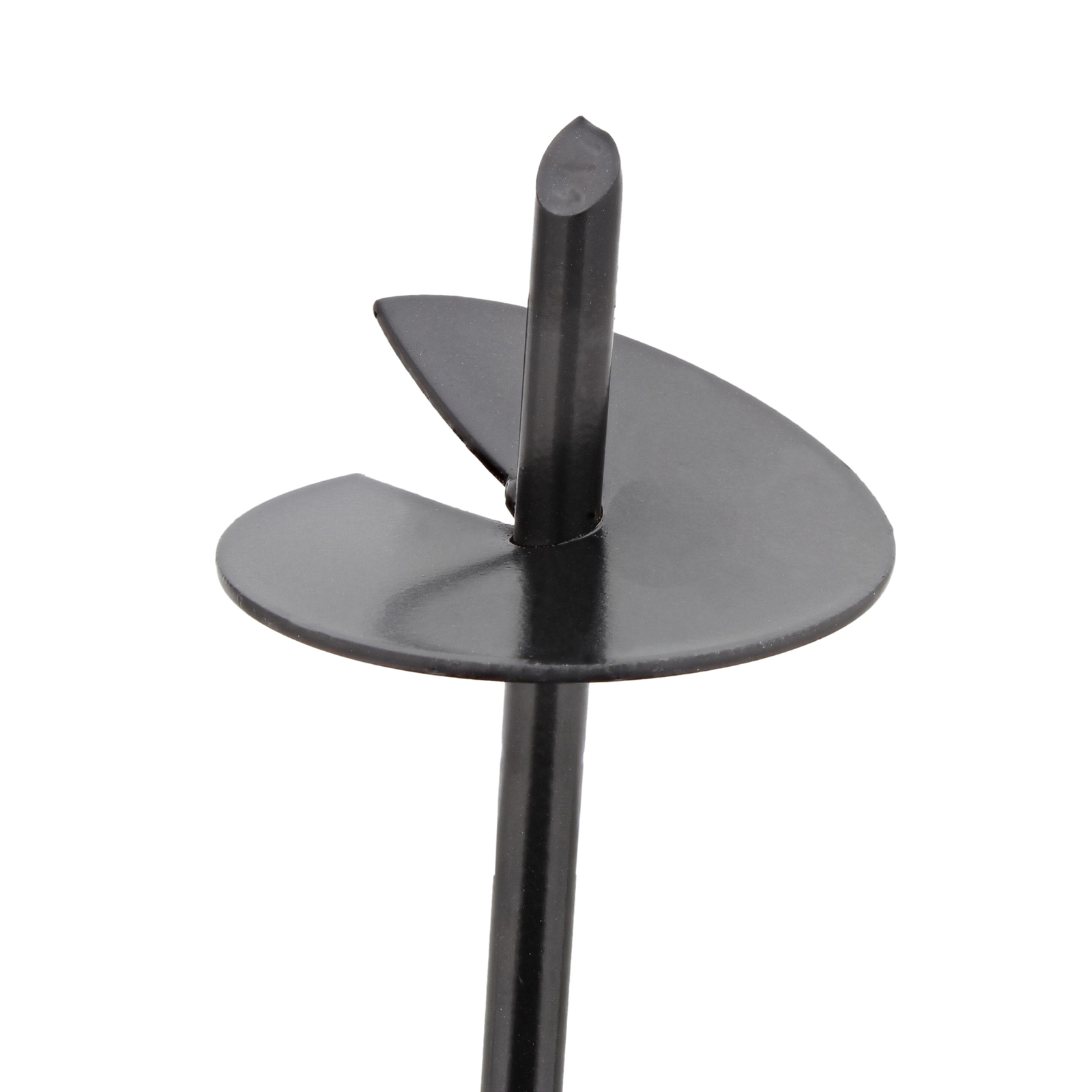 BISupply Ground Anchors, 15in - 8pk Black Shed Anchor Kit Ground Stakes