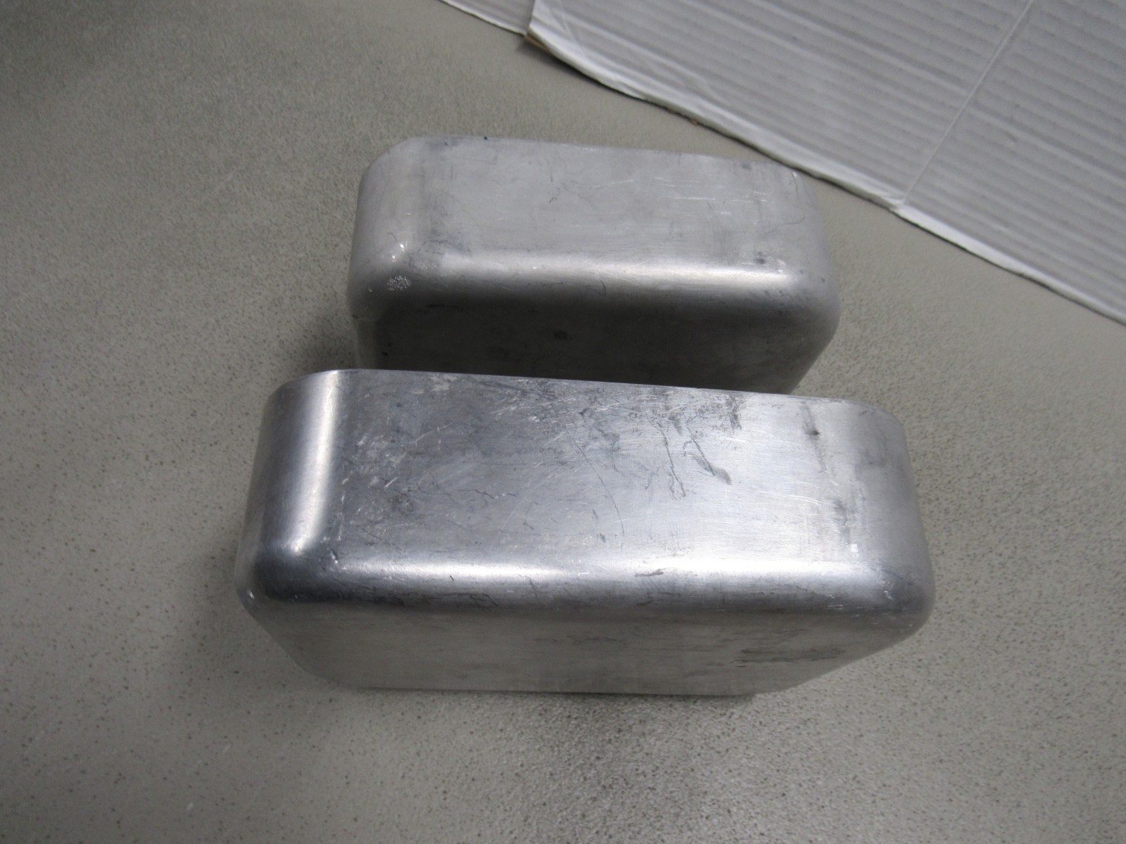 1981 Dutch Military Mess Kit Cooking Set 2 Piece Aluminum Pans Marked KL 81