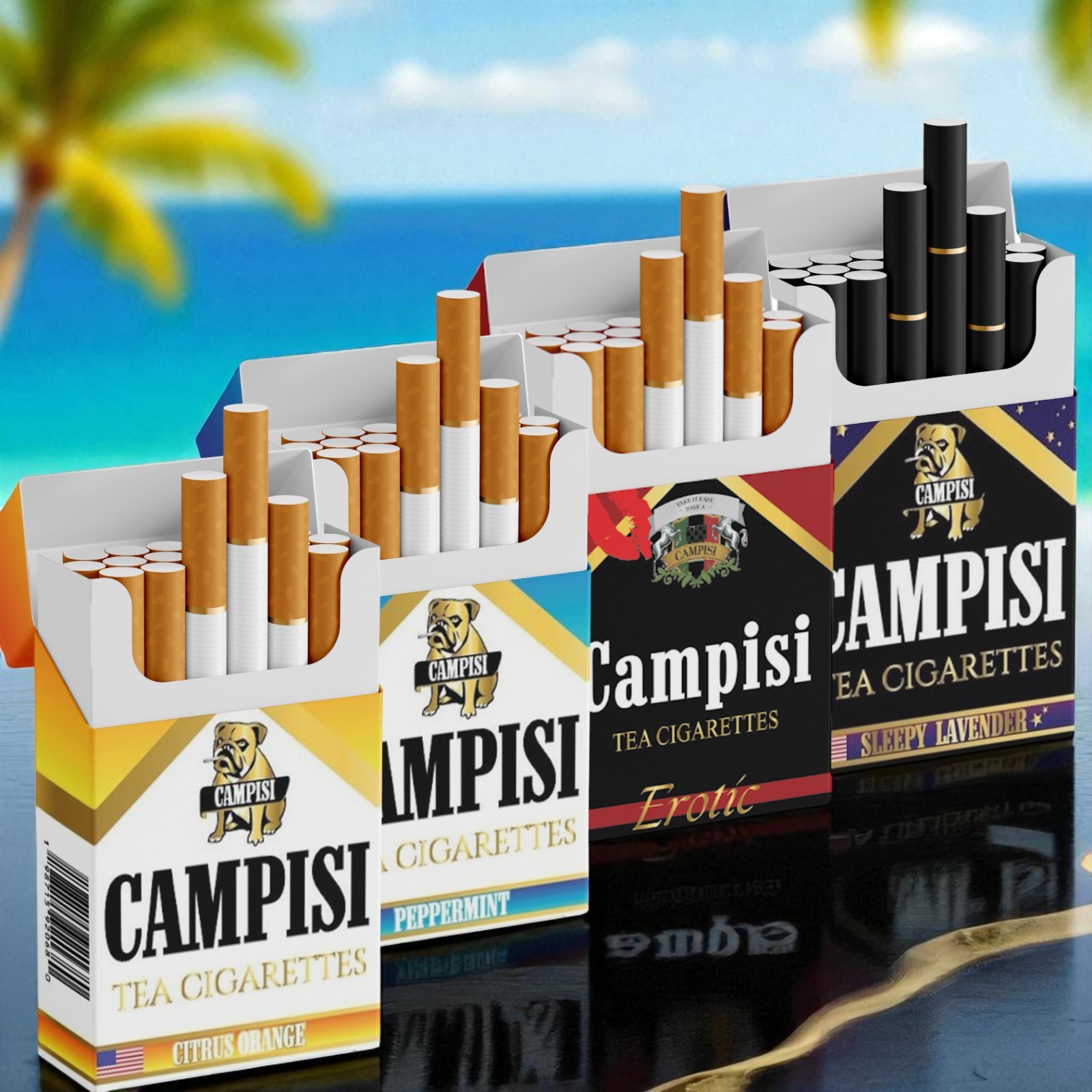 Campisi Original Mullein Tea, Nicotine Free, Tobacco Free, Cessation aid, detox