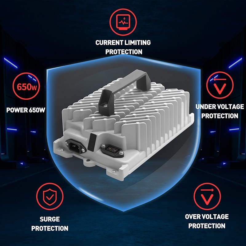 24V 27 Amp 226378 226386 Battery Charger for Skyjack Scissor Lift Delta-Q IC650