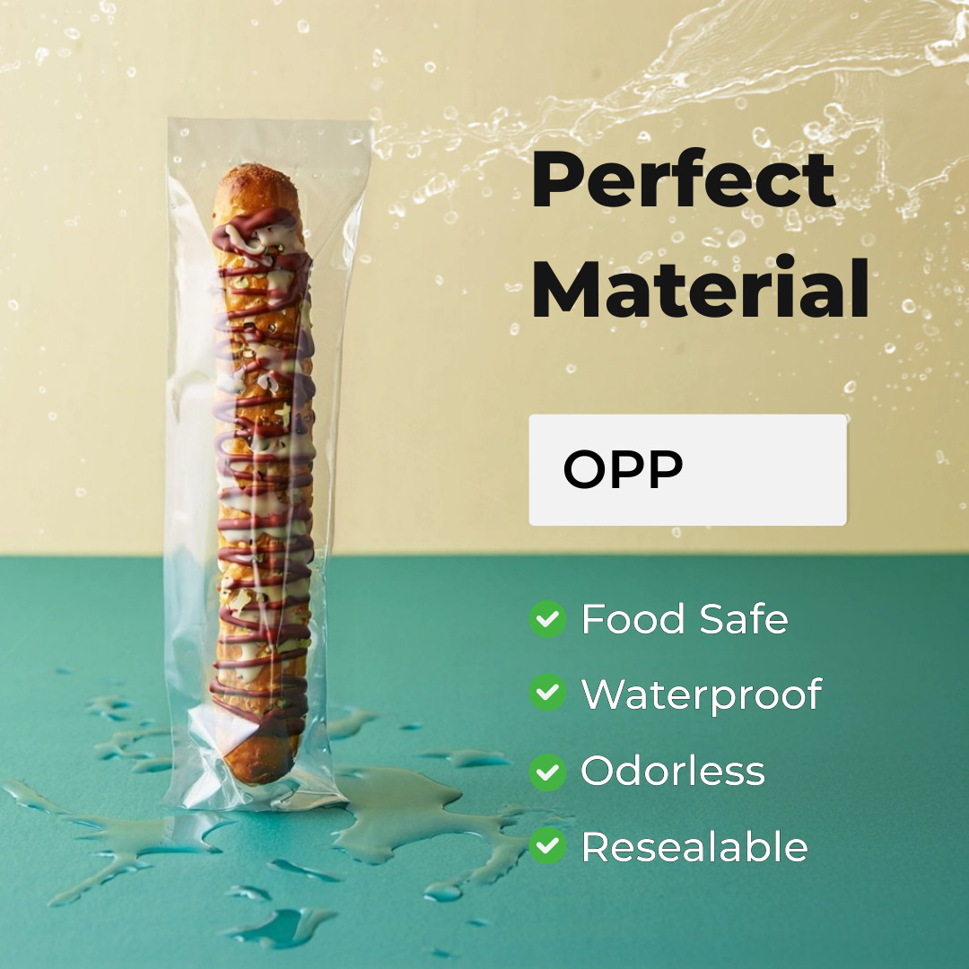 100 Select Your Size Clear Cello Self Sealable Bag Cellophane Plastic Packaging