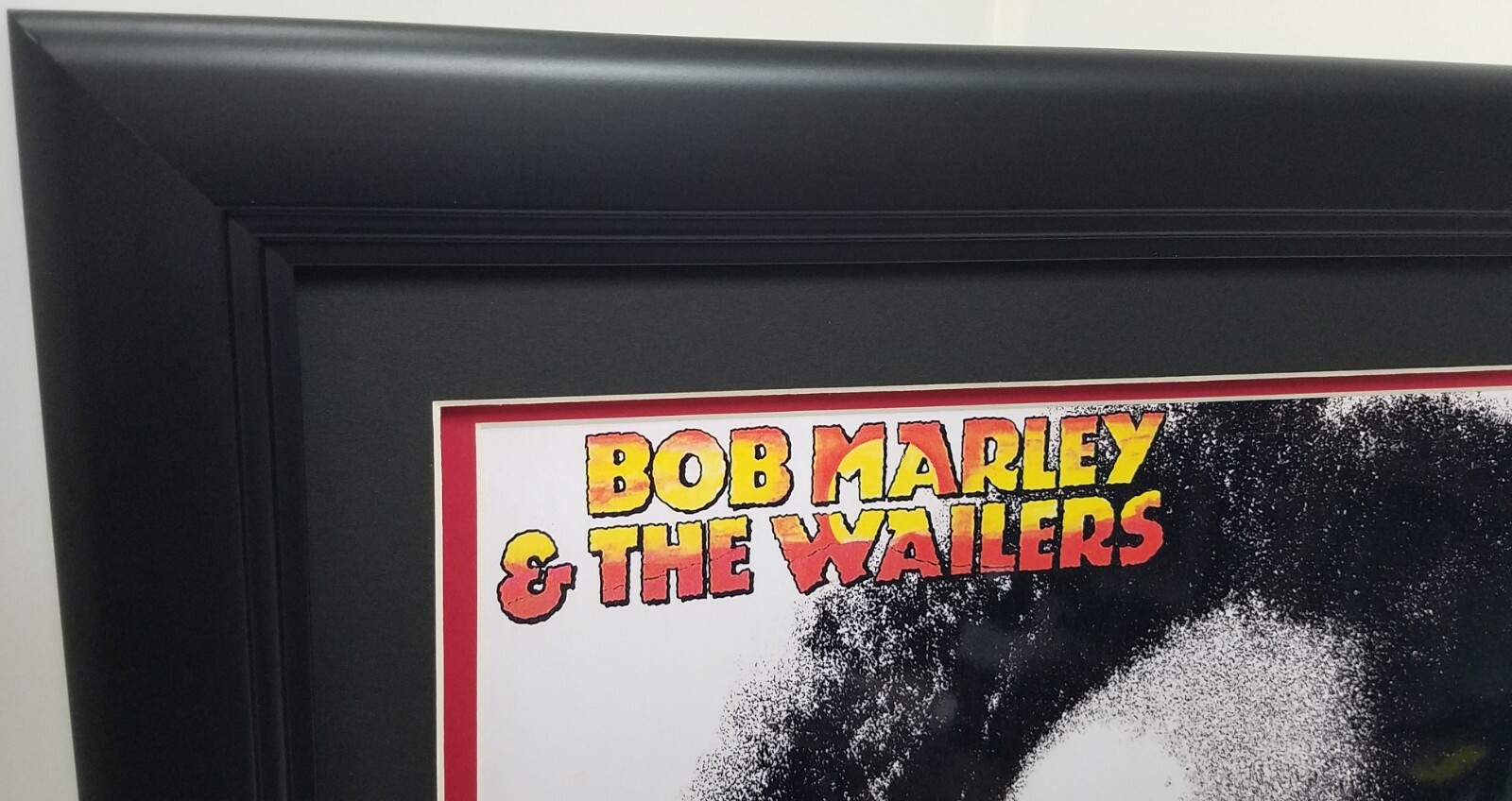 Bob Marley laser cut limited edition color vinyl framed record display