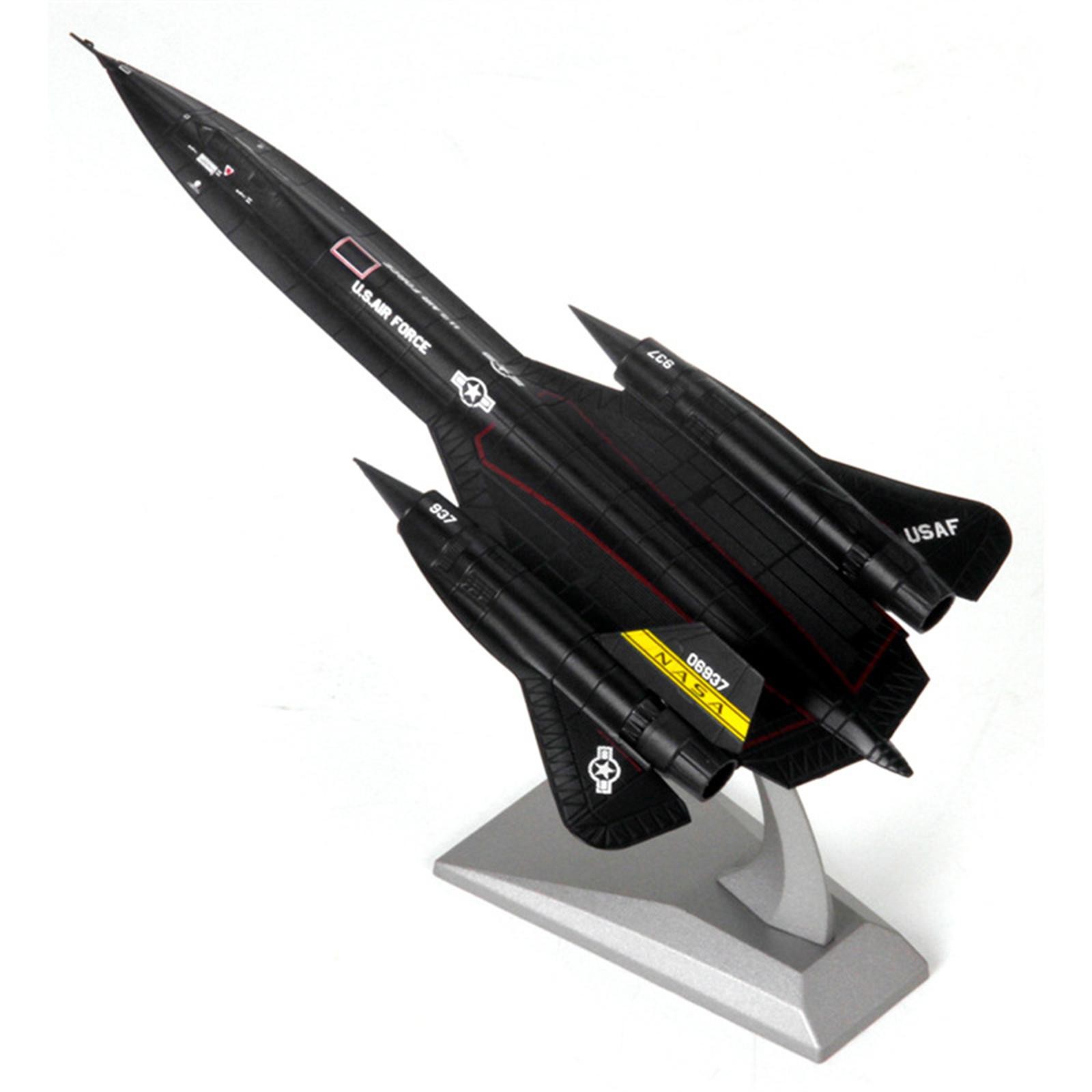Blackbird SR-71 Alloy Fighter 1:144 Aircraft Model Simulation Military Ornament