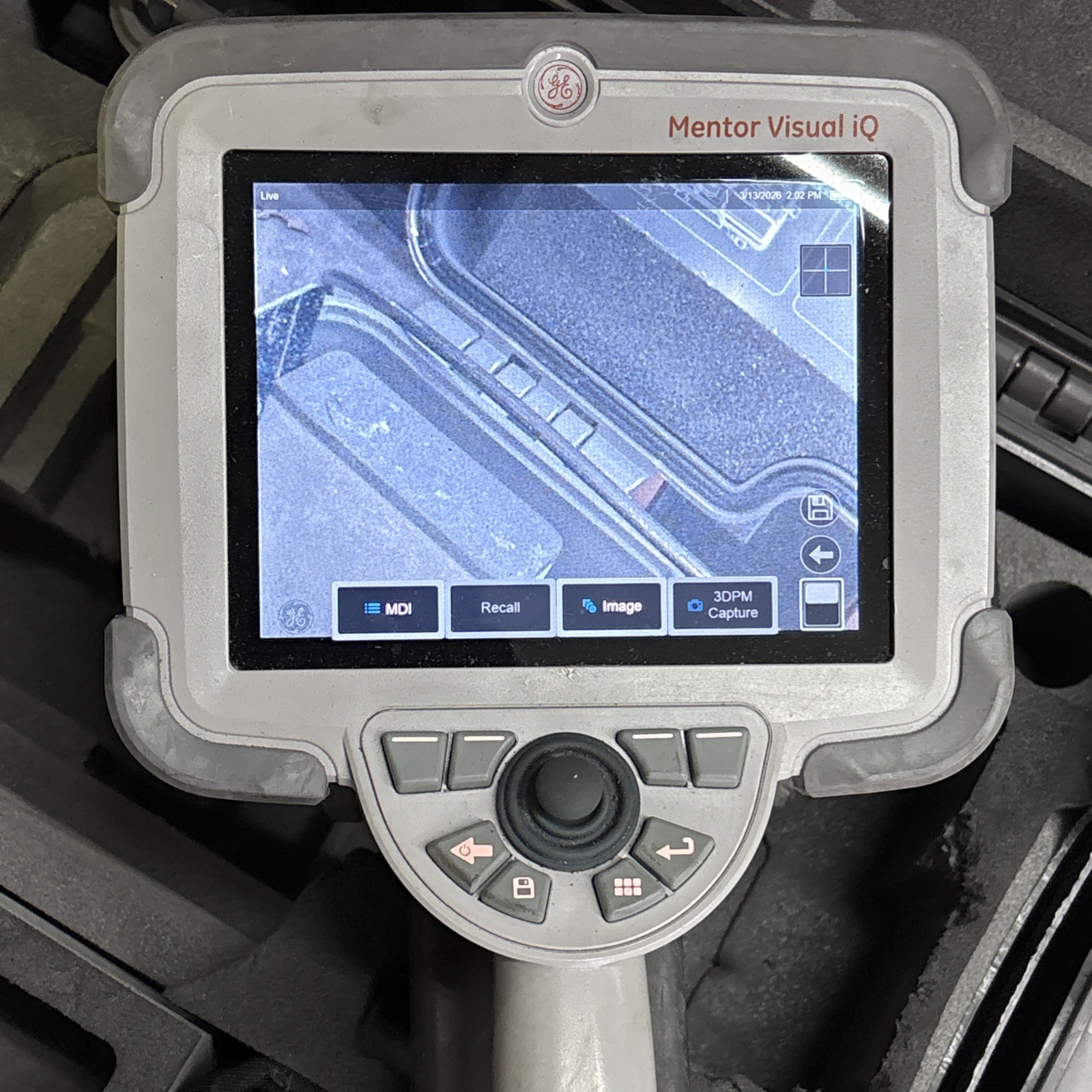 GE Inspections Mentor Visual IQ w/4mm x 3 Meter Probe Borescope in Rolling Case