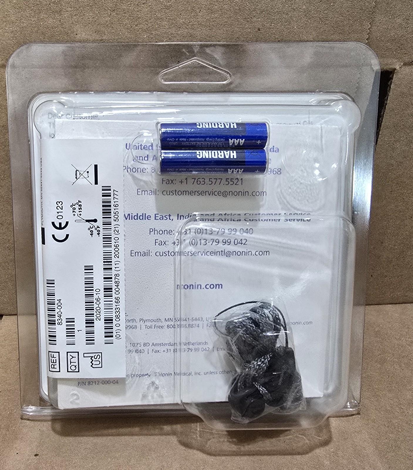 Nonin 9590 Black Onyx Vantage 9590 Finger Oximeter, Brand new sealed