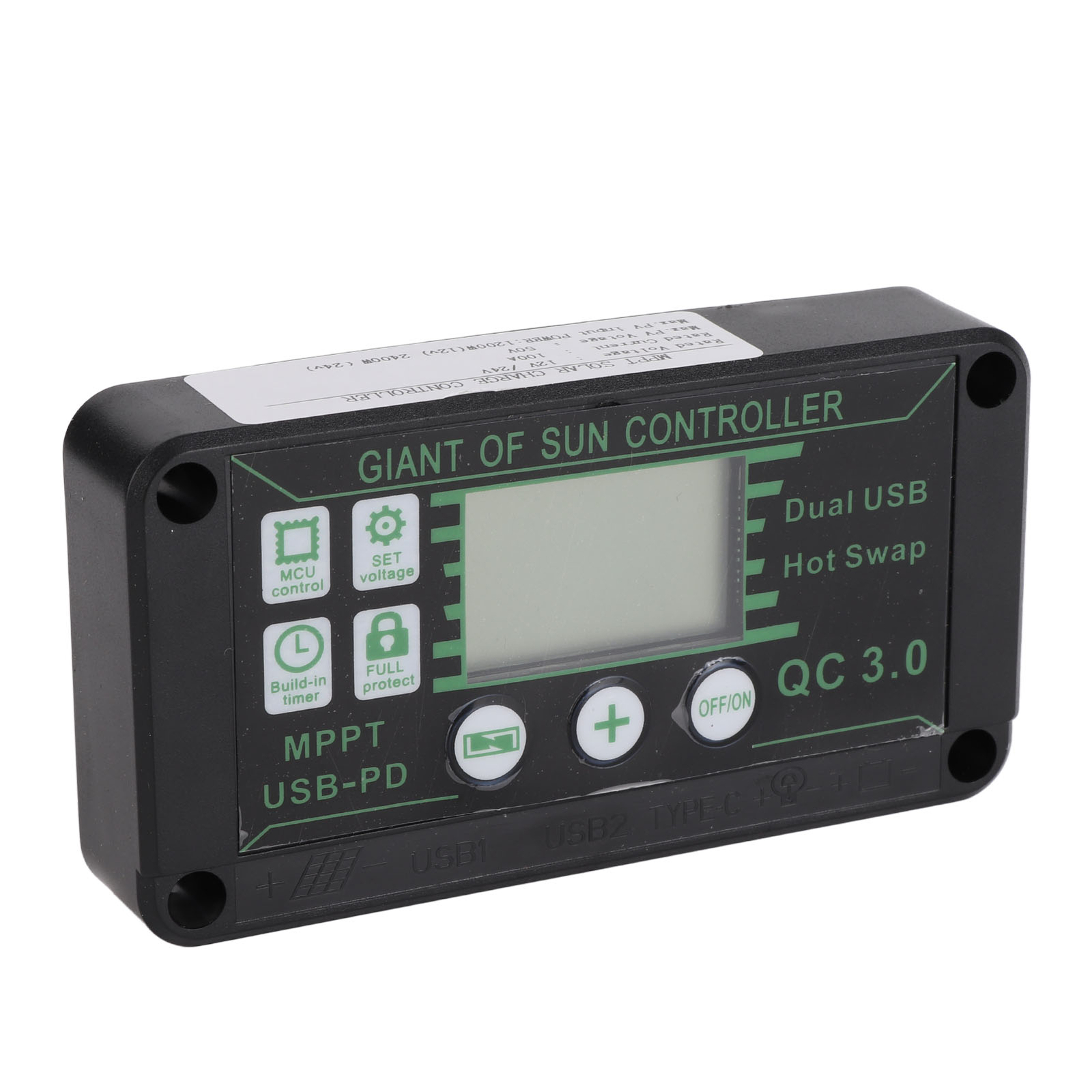 600W Solar Panel Kit 100A 12V Battery Charger w/ Controller Caravan Boat RV Car