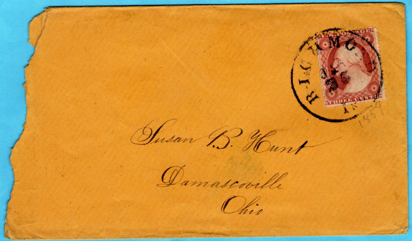 U.S. Scott : 26 with circle cancel : Richmond, Ind       /     MB- 682