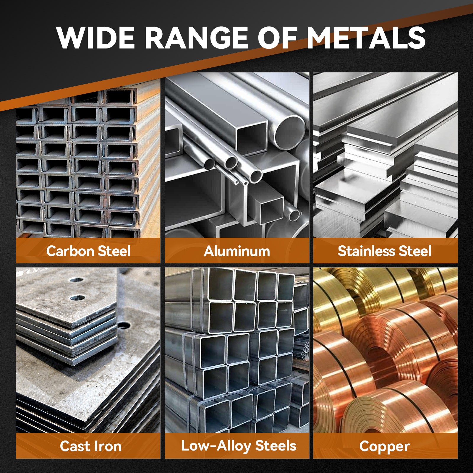 ARCCAPTAIN 250A MIG Welder Gas MIG/Gasless MIG/Stick/Lift TIG/Spool 110V 220V