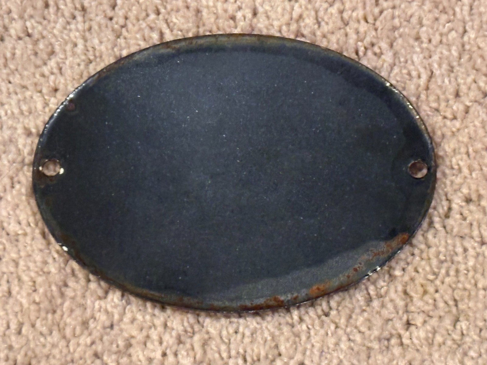 KDF Volkswagen Enamel Sign - 6 in x 4 1/2 in - Wall Decor